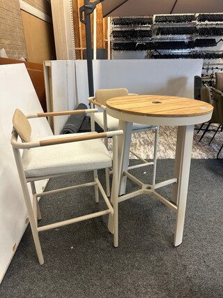 Tuinset Bari, Aluminium & Teak